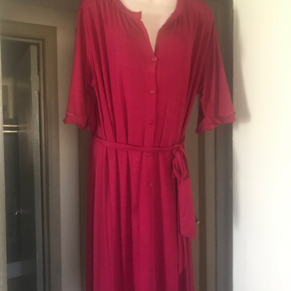 Burgundy Dress by Z Avenue Size Large